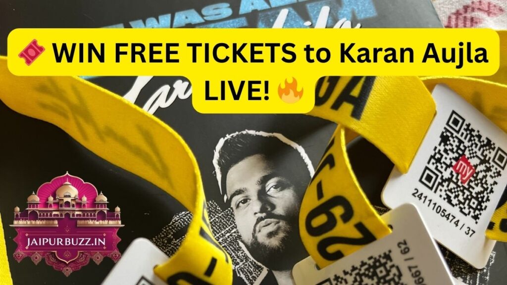 Karan Aujla Live Concert Ticket Giveaway – JaipurBuzz