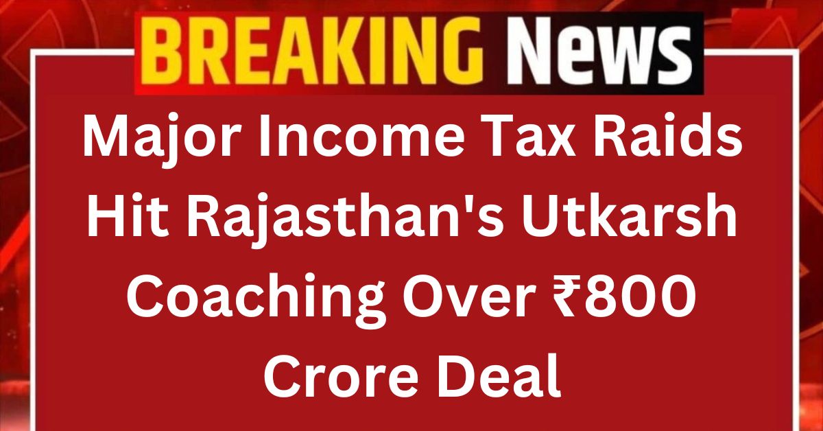 Income Tax raid on Utkarsh Jaipur center